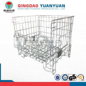 Wire logistics wiremesh metal wire mesh container storage cage
