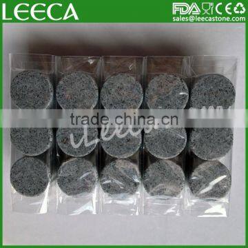 LEECA round whiskey stone /3pcs per set with opp