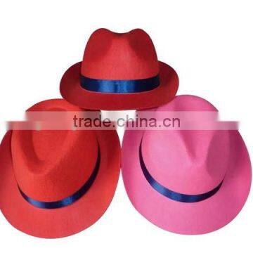 2017 New Charm Products Custom Black Wide Brim Wool Felt Top Hat Wholesale With Letter for Gentlemen Made in China photo-4