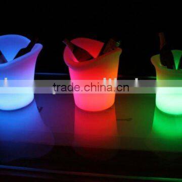 Colorful recharge LED bar ice bucket EW002