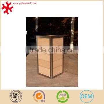 Outdoor Garden Plant Pot Tall Squre Stainless Steel Frame With GRP Panels photo-4