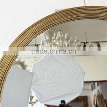 Wall Mounted Mirror In Stainless Steel Frame For Home Decor photo-5