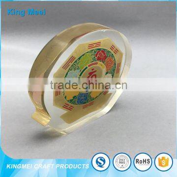 China Factory Desk Acrylic Paperweight Acrylic Coin Holder photo-4