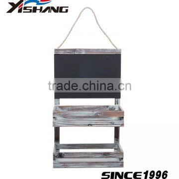 Plant Stand 2 Tier Wooden Platform Garden Outdoor Flower Shelf