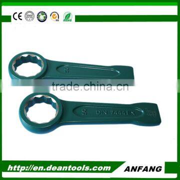 Non Sparking slogging box wrench , striking ring spanner 24-80mm