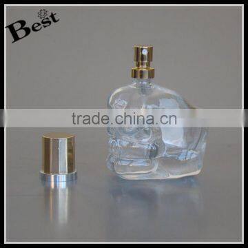 80ml Cosmetic Perfume Clear Unique Glass Bottle Hand Shaped Bottle Glass With Gold Metal Pump Sprayer China Supplier Manufacture photo-3