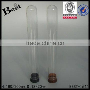 Wholesale 20ml Round Bottom Glass Clear Test Tube With Plastic Cork photo-5