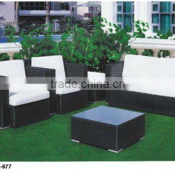 black resin wicker outdoor furniture