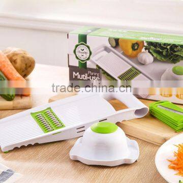Fashional Directly Sale Top Quality PP and Stainless Steel Material 7-piece Multifunctional Peeler and Grater