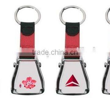 Custom Logo Mini Aircraft Buckle Seatbelt Keychain for Sky Team Airlines Corporate Gift & Merchandise photo-6
