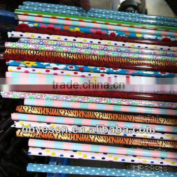 painted broom handle