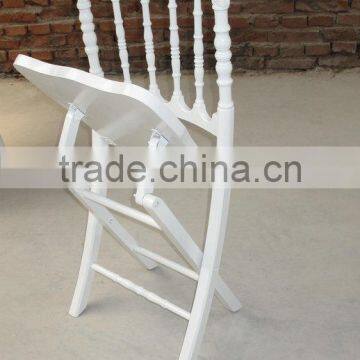 Hot Sale China Factory Banquet Wood Folding Napoleon Chairs photo-2