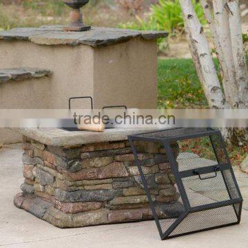 MGO(magnesium ) Square Firepit Hot Firepit / House Design MGO Fire Pit photo-3