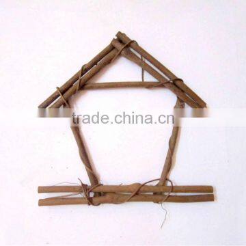 decorative rattan wood house natural