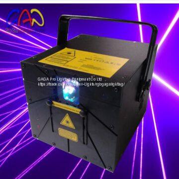 30k RGB Stage Lighting Snimated Laser 3000MW Light Case Voice Control