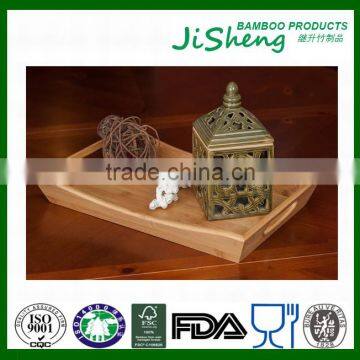 Hot Sell Top Quality Bamboo Serving Tray With Handles: Serve Food, Coffee or Tea, or Use as a Party Platter photo-6