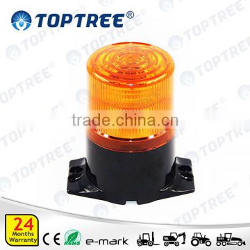 Amber strobe light 12v waterproof led lights ip65 revolving warning lamp