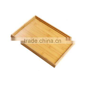 Eco-Friendly Feature and SGS Certification bamboo trays and plates sevring storage box