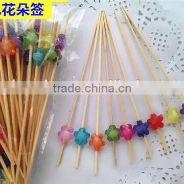 ZHUPING cheap acrylic bamboo fruit picks for party