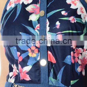 Woman Fashion Maxi Dress Belted Casual Dresses Women Summer photo-4