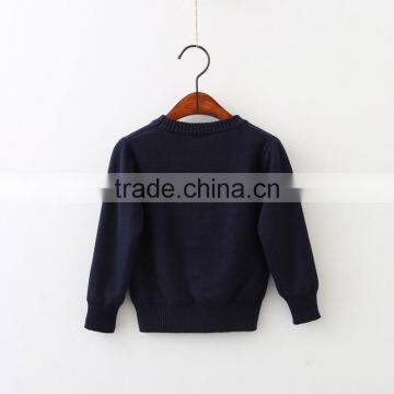 New Coming O Neck Kids Knitting Patterns Jacquard Christmas Sweater photo-5