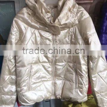 GZY Comfortable Female Goose Down Jacket Middle East Model England 2017 Stock Wholesale Guangzhou Good Quality photo-2