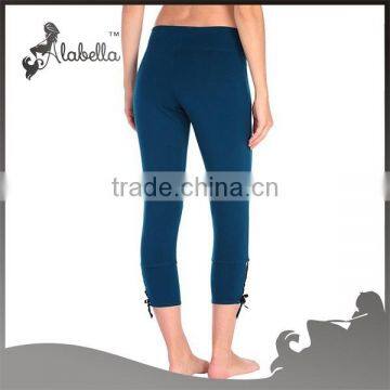 Wholesale Capri Pants,Womens Slim Promotional Ruffle Capri photo-3