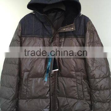 Men's down jacket winter jackets stock lots branded apparel stock stock lots hoodies sweatshirt