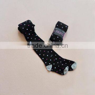 cotton polka dot pantyhose for girl