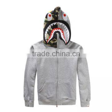 Men Pullover Hoodie Men Fleece Pullover Hoody Special Cool Printed Track Coat OEM photo-4