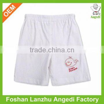 Summer children garment wholesale USA boy white cotton pants