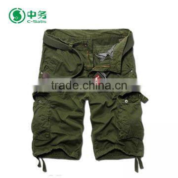 2017 HOT SALE New Style Summer Pure Cotton Six Pockets Men Short Pants photo-5