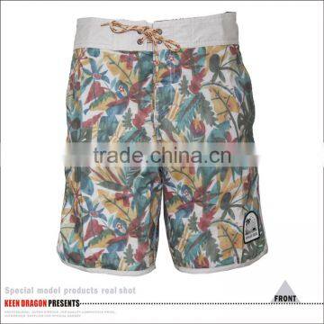 Customized Floral Printed Leisure Swim Trunks/Mens Board Shorts photo-2