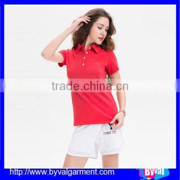 Promotion Cotton Lady Polo Shirt and Women Polo Shirt photo-4