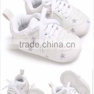 Infant Soft Cotton Oxford Stylish Baby Infant Shoes Girls PU Toddler Small photo-2