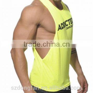 Deep Cut Workout Vest Tank Top Beast Muscle Gym Tee photo-2