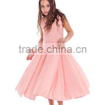 High Quality 100% Cotton Girl Dress of 9 Years Old 2017 photo-5