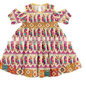 2017 baby girl latest design dresses for girls summer clothing wholesale children dress top