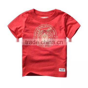 Wholesale Summer Cotton Short Sleeves Boys Kids Round Neck T-shirt photo-3