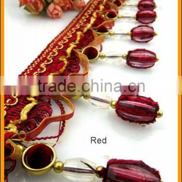 Factory Store High Quality Classic Braid Beaded with Fringe