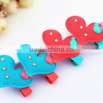 2015 Fashion ,beautiful and Cute Ribbon Hair Clip ,clip in Hair for Kids photo-4