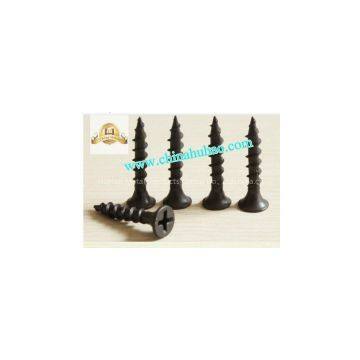 Super quality sheet metal screw bugle head cross drive black phosphate dry wall screws