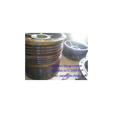 Rope drum of electric shovel