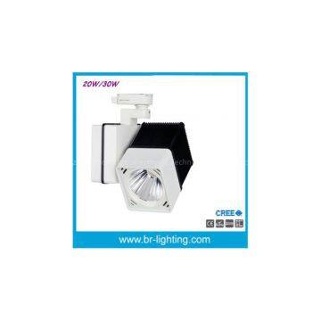 30W LED Track spotlight cube track for retail lighting
