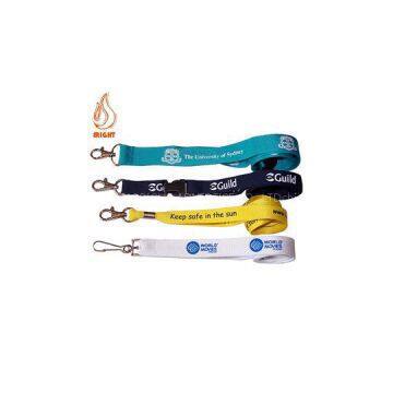 Custom Logo Mark Nylon Lanyard For Promotion