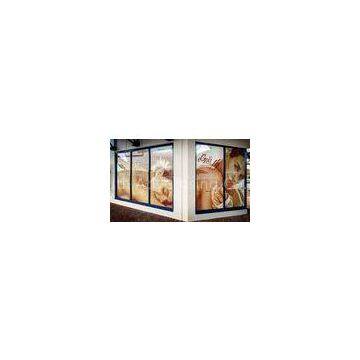 Full Color Printing Custom Waterproof Stickers For Window / Glass Pvc Backlit Film