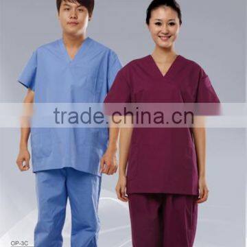 CVC50/50 24X24 100X52 150gsm fabric for hospital scrub