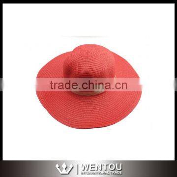 Kids Wide Brim Straw Beach Hat photo-5