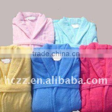 100%cotton terry bathrobe,hotel bathrobe ,velour bathrobe