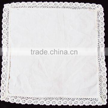 Wholesale Handkerchief Crochet Cotton Lace Cotton Handkerchief For Women